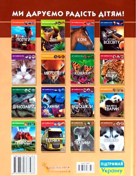 Книга Тамара Протасовицкая «Світ навколо нас. Собаки» 978-966-936-748-8