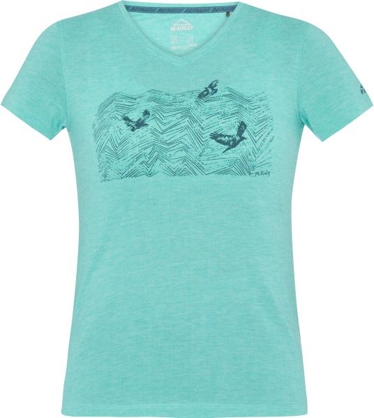 Футболка McKinley Kimo wms 302515-905911 42 бірюзовий