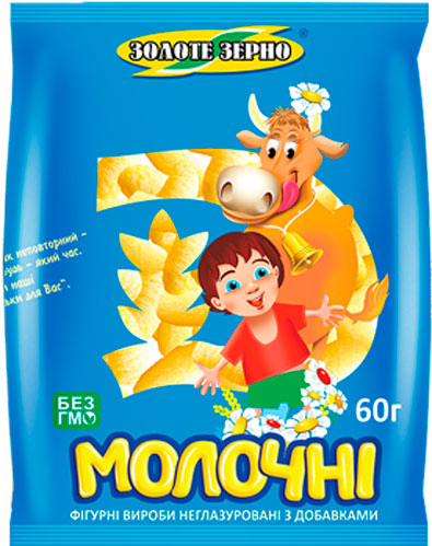 Кукурудзяні палички Золоте зерно молочні 60 г (4820017295307) 