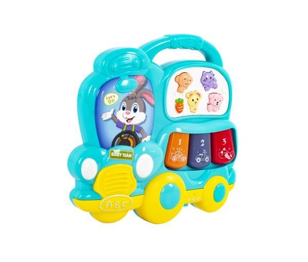 Игрушка музыкальная Baby Team Веселый автобус в ассортименте 8633