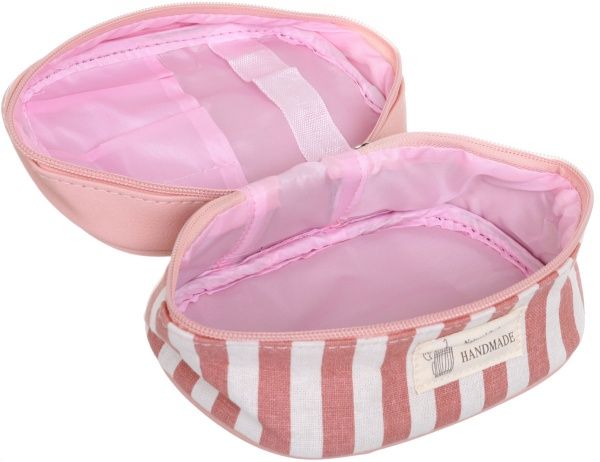 Косметичка Полоска розовый 