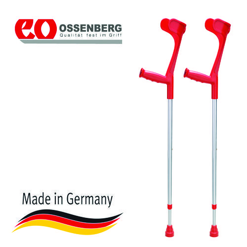 Костыль подлокотный Ossenberg 220DKRo Klassiker красный