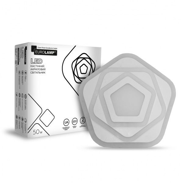 Светильник настенный Eurolamp LED A5 50 Вт белый LED-BRAR-50-A5 