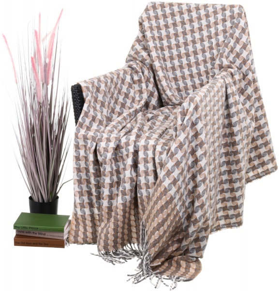 Плед Эльф CARAMBOLA 200x220 см бежевый Vladi 