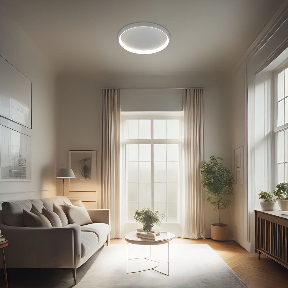 Светильник потолочный Miorro LED Dante с пультом ДУ металл/пластик 32,4 Вт белый 51-311-103