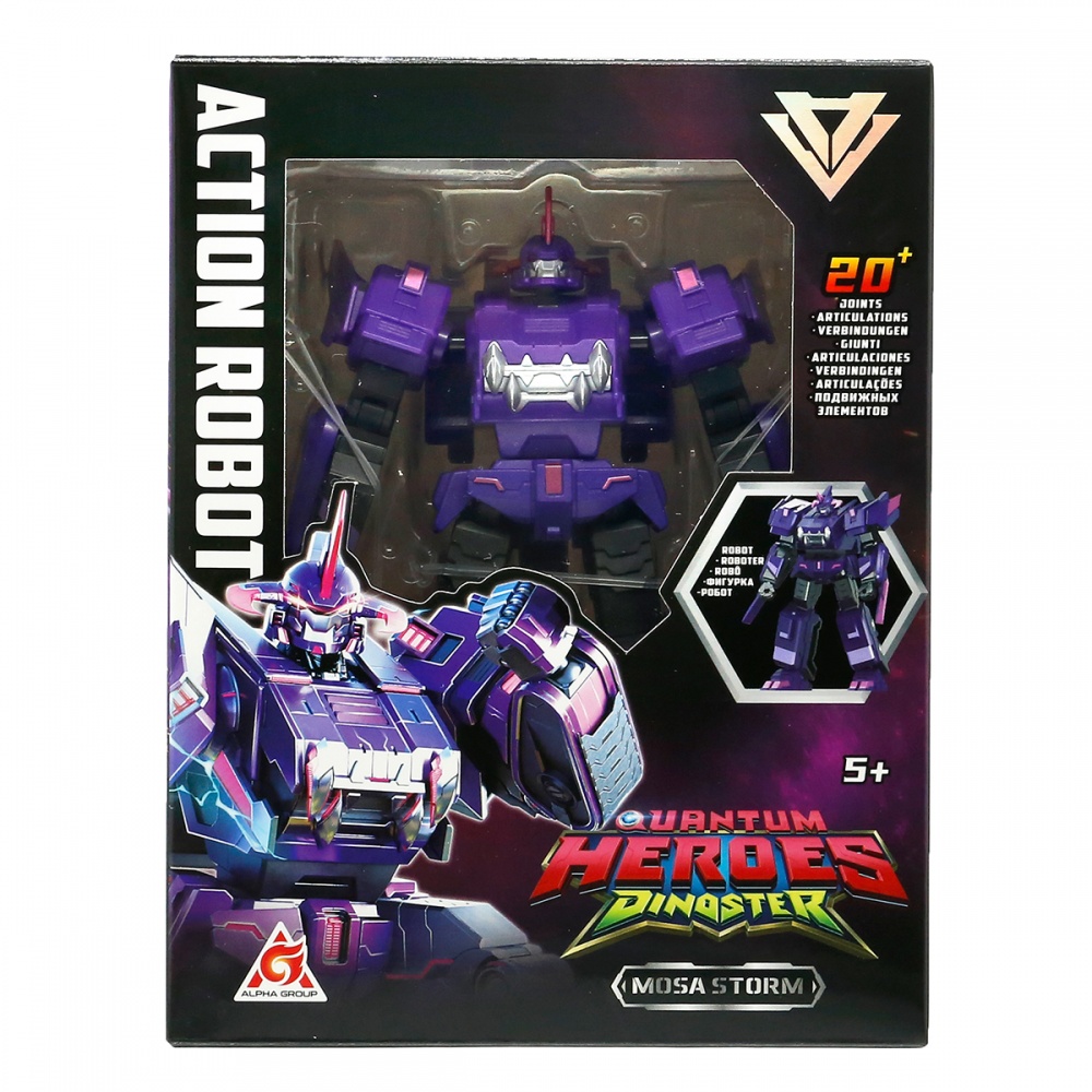 Фигурка DINOSTER Моса Шторм 12,7 см с аксессуарами EU580873