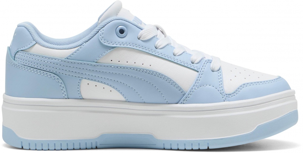 Кроссовки женские Puma Rebound Femme Low 40259205 р.40 белые с голубым