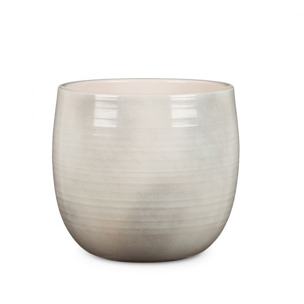 Кашпо керамічне Scheurich Intense круглий 1,8 л білий 