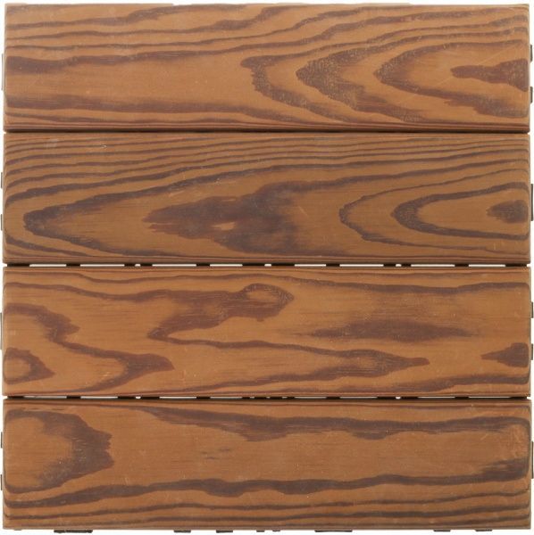 Декинг 30х300х300 мм термососна, масло 2 слоя