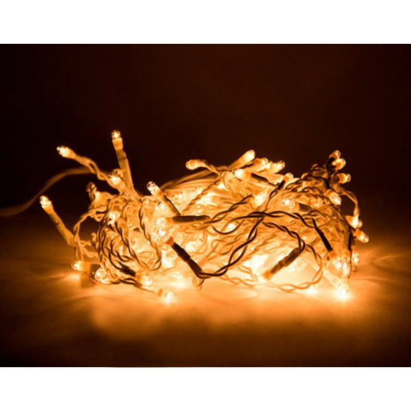 Гирлянда линейная Девилон 650101 LED 100 ламп 1.8 м белая