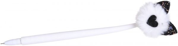 Ручка гелевая Пушистые ушки белый 2252521157017 