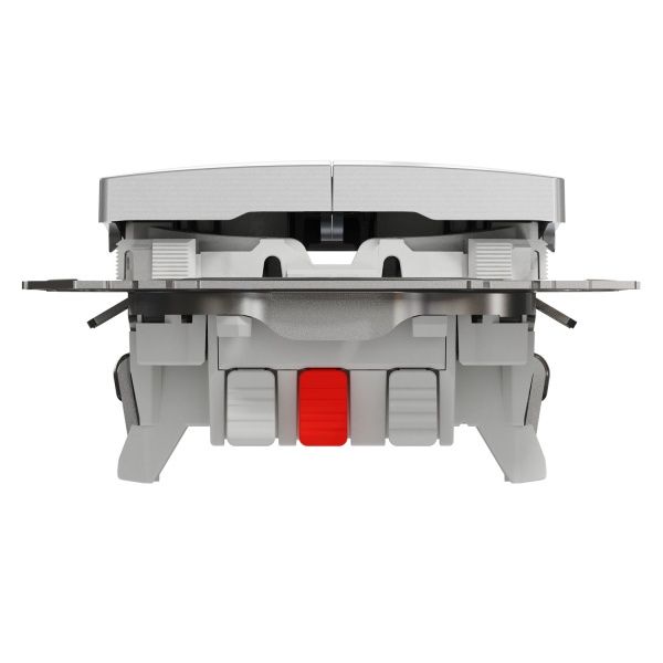 Переключатель проходной двухклавишный Schneider Electric Sedna Design без подсветки 10 А 250В алюминий SDD113108