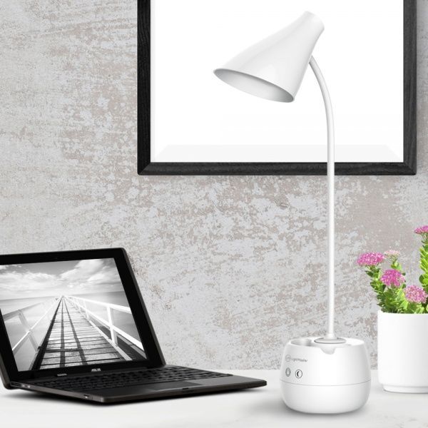 Настольная лампа LightMaster LED DE1145 с аккумулятором 5 Вт белый 