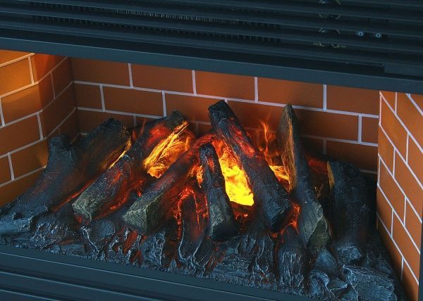 Камінокомплект ASTRA FLAME Юта Brown + Гефест