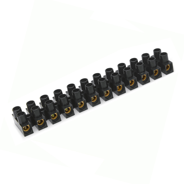 Kолодка клеммная Илеком TBS-16A 12 кв.мм негорючая черная