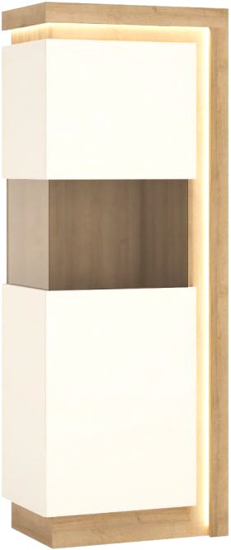 Вітрина Meble Wojcik 1DLYON LYOV01 L дуб рів'єра 