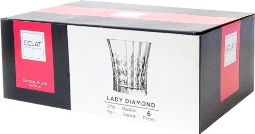 Набор стаканов Lady Diamond 270 мл 6 шт. Eclat