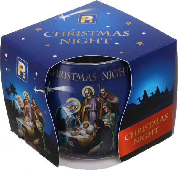 Свеча ароматическая Pako-If в стекле Кросно Рождественская 130 гр 2121 