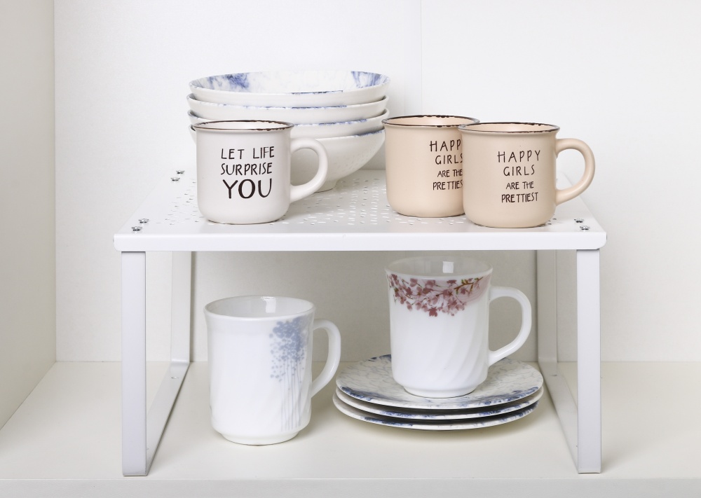 Полиця Flamberg Big 315х280х155 мм настільна біла