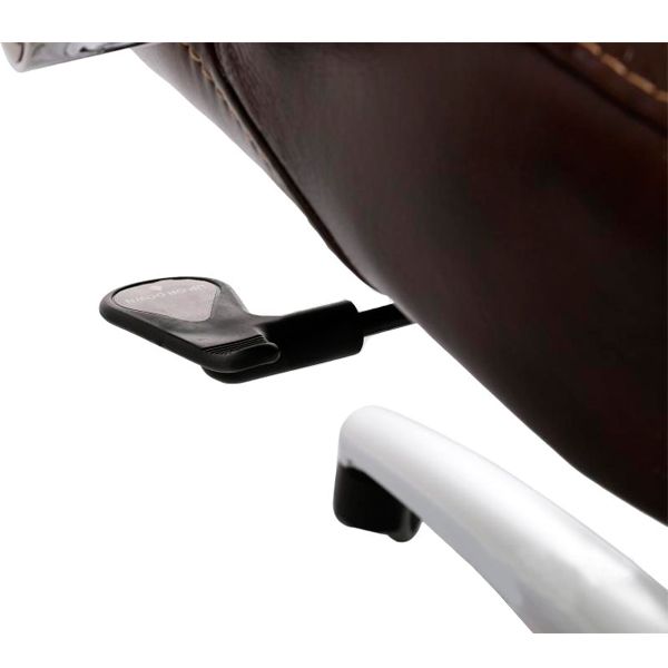 Кресло AMF Мустанг Anyfix Хром Мадрас ДК Браун