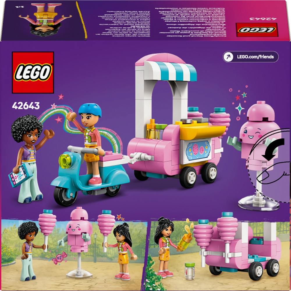 Конструктор LEGO Friends Ятка со сладкой ватой и скутер 42643