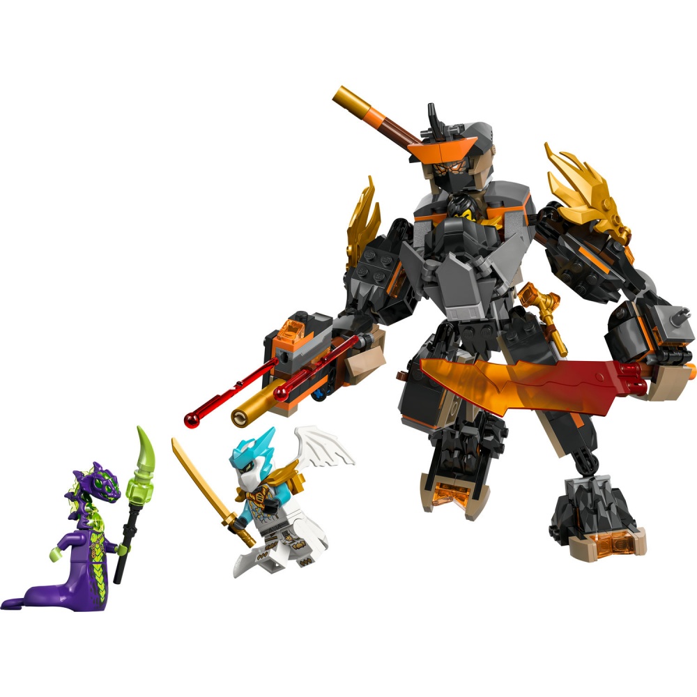 Конструктор LEGO NINJAGO Робот Коула для миссии и Дракон Зейн 71854