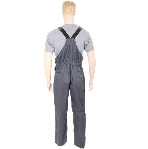 Полукомбинезон рабочий Торнадо Люксор рост 5/6 р. 52-54 серый с красными вставками