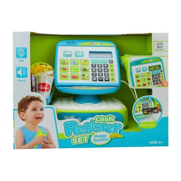 Игровой набор Касса игрушечная с аксессуарами 35580A