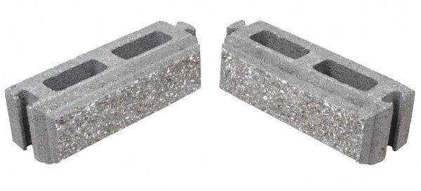 Элемент подмурка Кая 80x240x75 мм серый Моноліт-Брук 