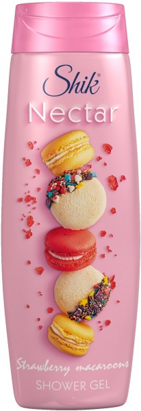 Гель для душа Шик Strawberry macaroons 400 мл