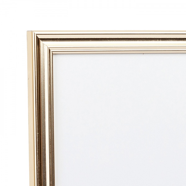 Рамка для фото 1 фото 30х40 см біле золото 