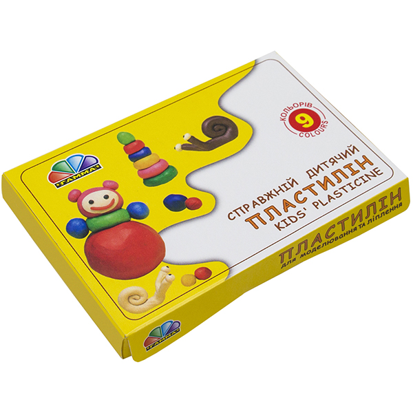 Пластилін Малята 9 кольорів 90 г 100303 Гамма UA