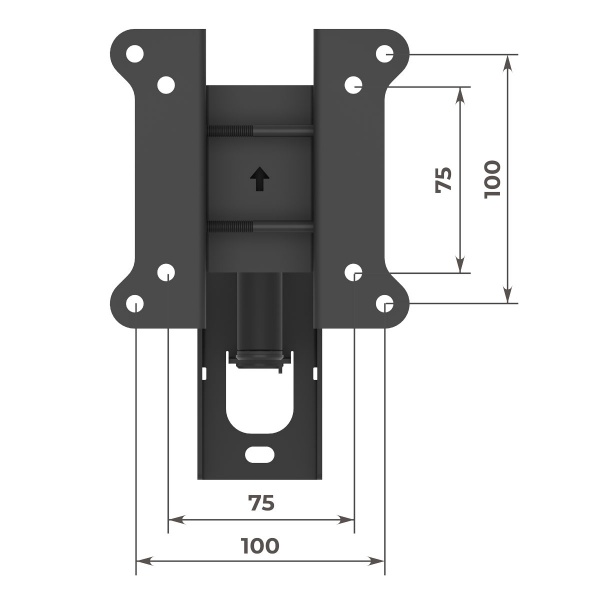Крепление для телевизора HausMark TWBR-211 поворотно-наклонные 10