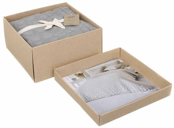 Покрывало Lagos 230x270 см Antonio Pereira темно-серый 