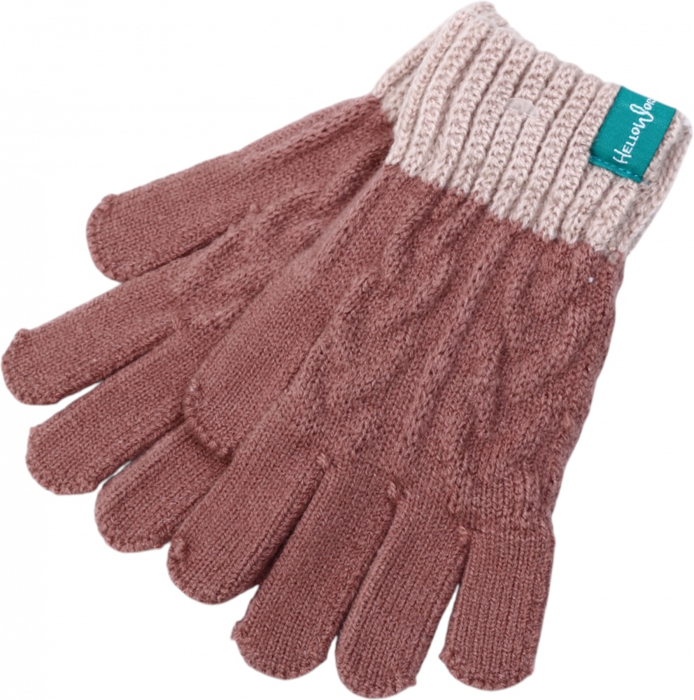 Рукавиці HW для дівчаток р.12-14 світло-рожевий