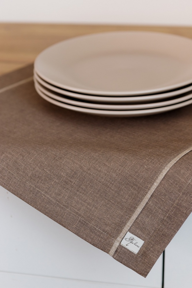 Серветка Прованс сет 35х45 Кориця Коричнева 35x45 см