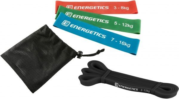 Стрічка для фітнесу Energetics Bands Set 4 шт. 270694