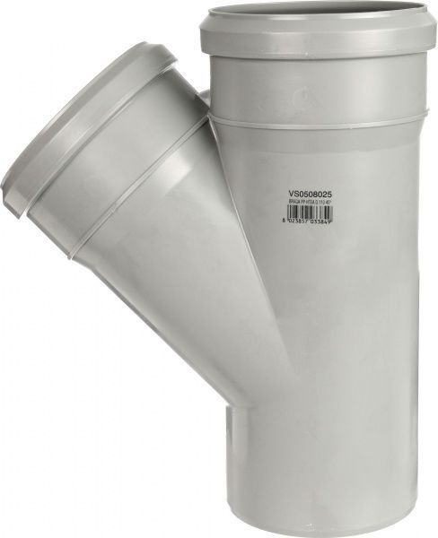 Тройник Valsir ПП d110x110х45° HTEA