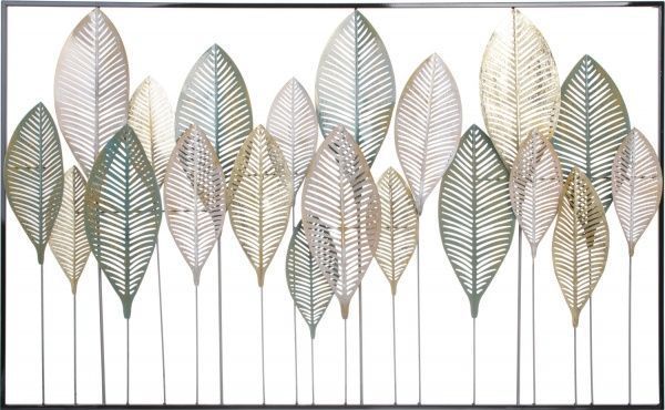 Декор настінний Wood 83,5x128,5 см сіро-золотий світлий 