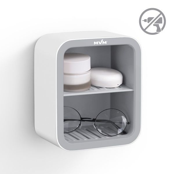 Полка для ванной MVM ВР-17 белый с серым 