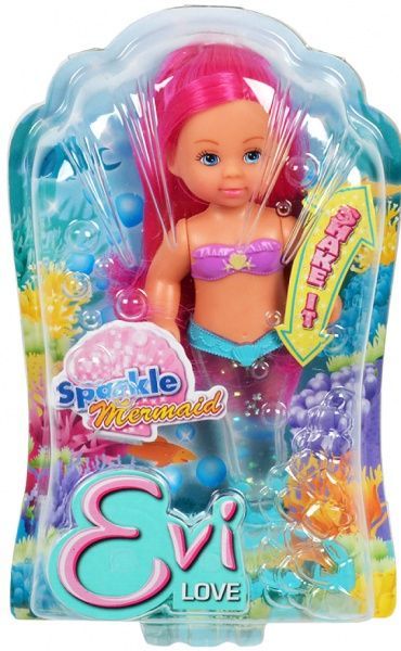 Лялька Steffi & Evi Love Еві сяюча русалонька 14 см 5738057