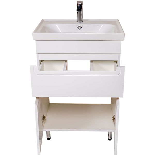 Тумба підлогова Aqua Rodos Омега 60 з умивальником Frame