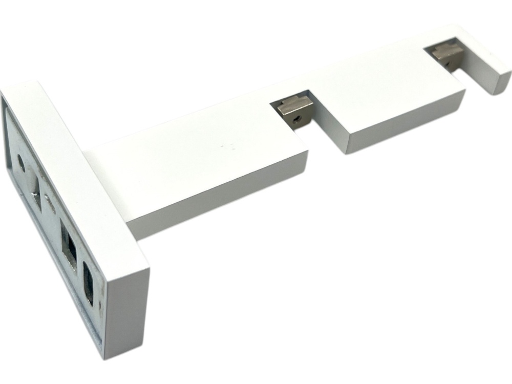 Держатель для карниза Quadrum Square line двойной 14 см белый 1 шт.