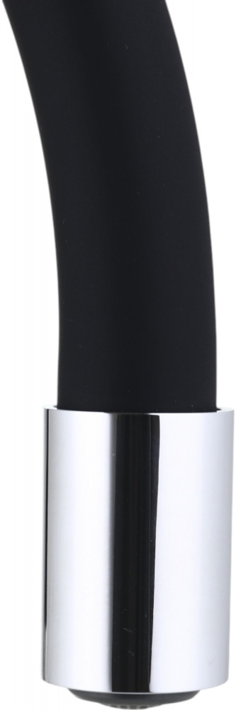 Змішувач для кухні Snotra гнучкий вилив чорний/хром