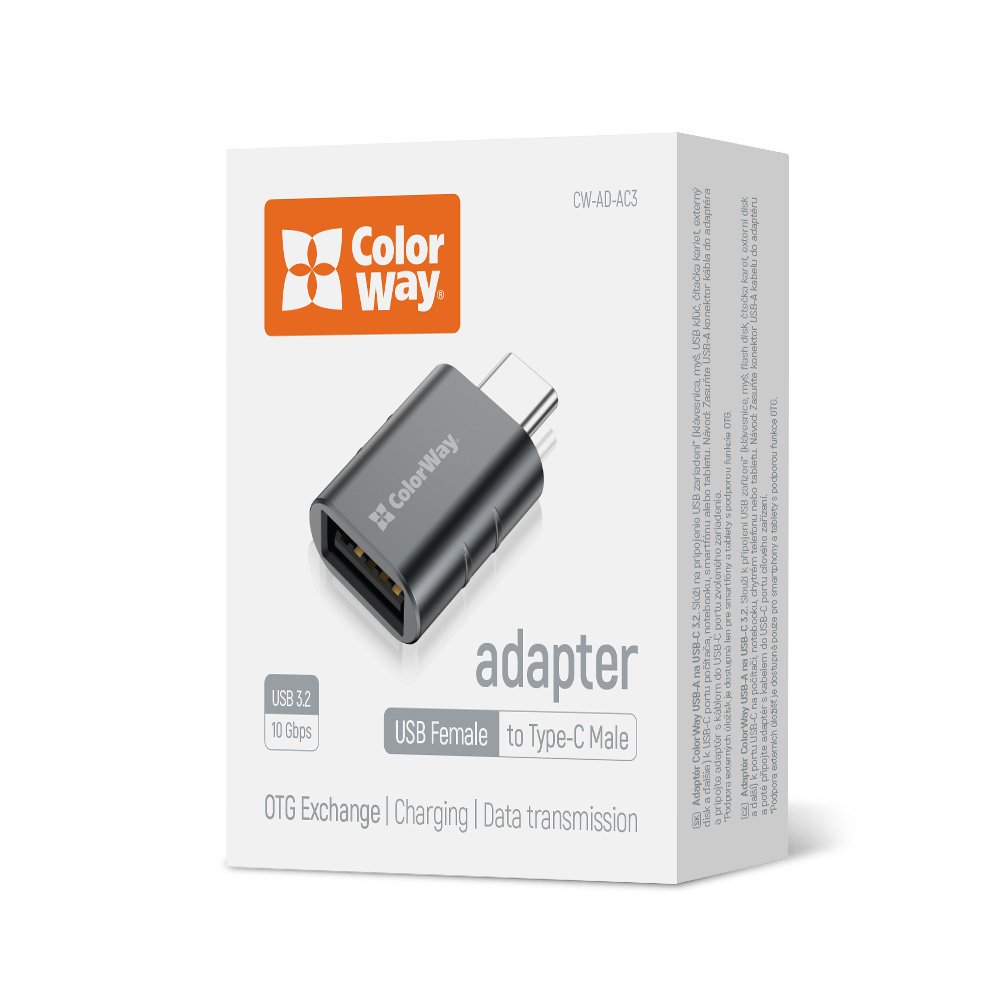 Адаптер із роз'ємами ColorWay (CW-AD-AC3)