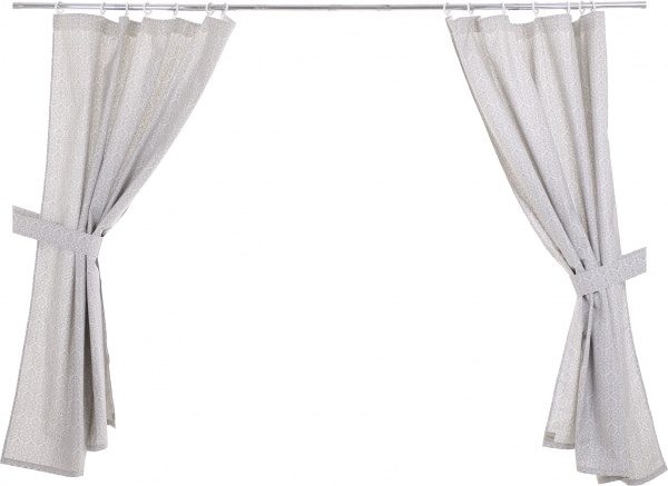 Комплект штор Нарцисс вензель 170x136 см с подхватами La Nuit