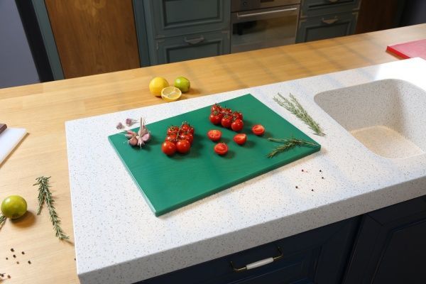 Дошка обробна 50х35х1,8 см зелена Origami Horeca