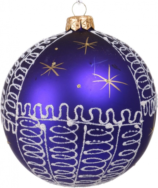 Куля новорічна Декор-престиж d 100 мм в асортименті