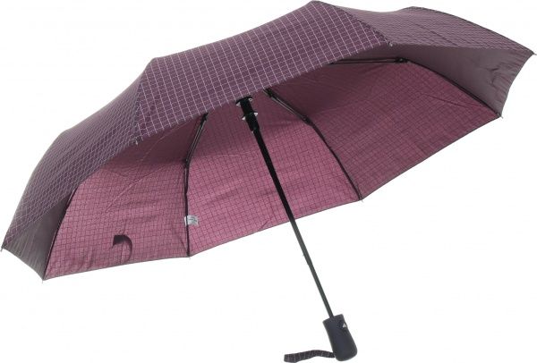 Парасолька Абстракція, складна, автомат Бордо 