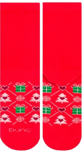 Шкарпетки унісекс Duna 4109 р. 18–20 червоний 